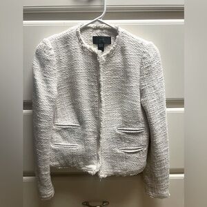 Mango MNG Collection Size Small Tweed Blazer - Beige/cream